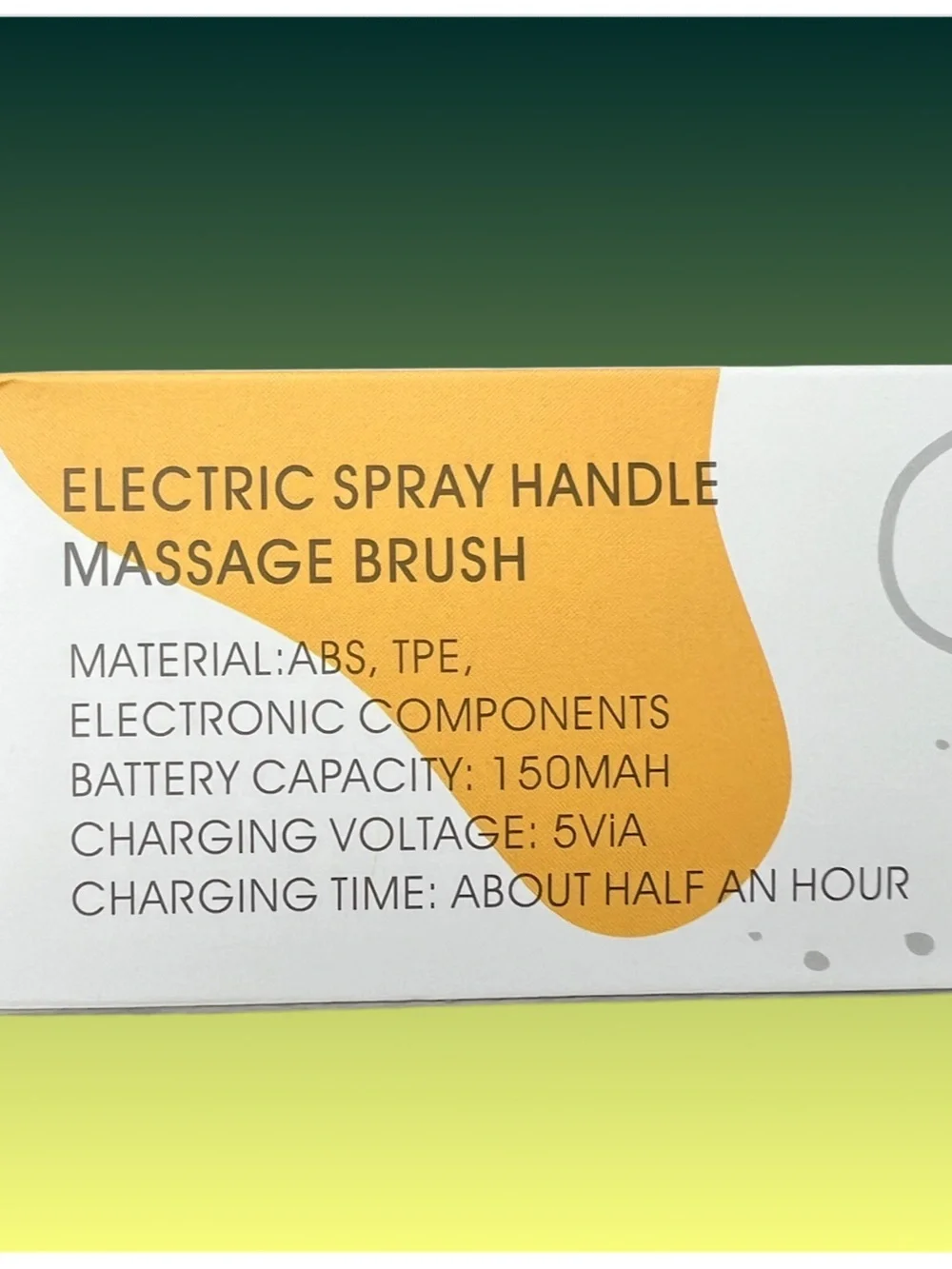 Electric Spray Handle Massage Brush